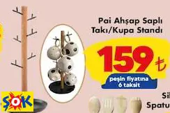 PAİ AHŞAP SAPLI TAKI/KUPA STANDI